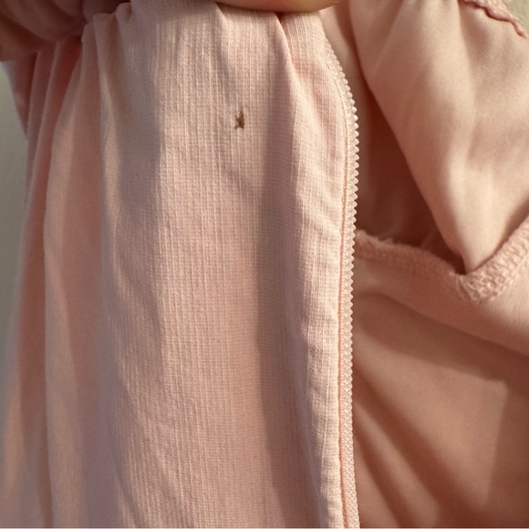 Unbranded Pink Milkmaid Cottagecore Lace Mini Dress Size Large - Picture 8 of 8